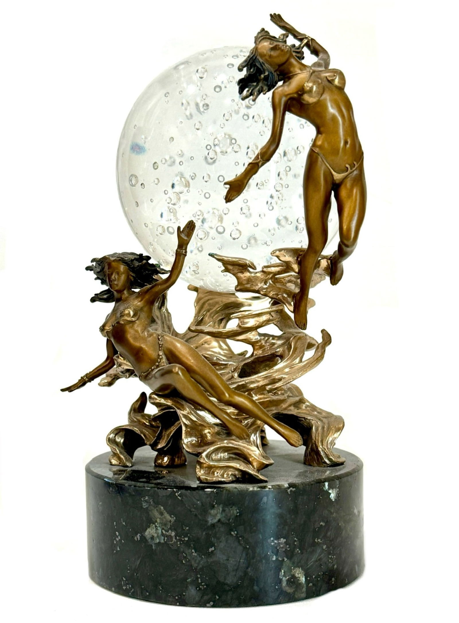 Rare Bronze Passions of the Future with Crystal Ball by Julie Bell (1 of 4)