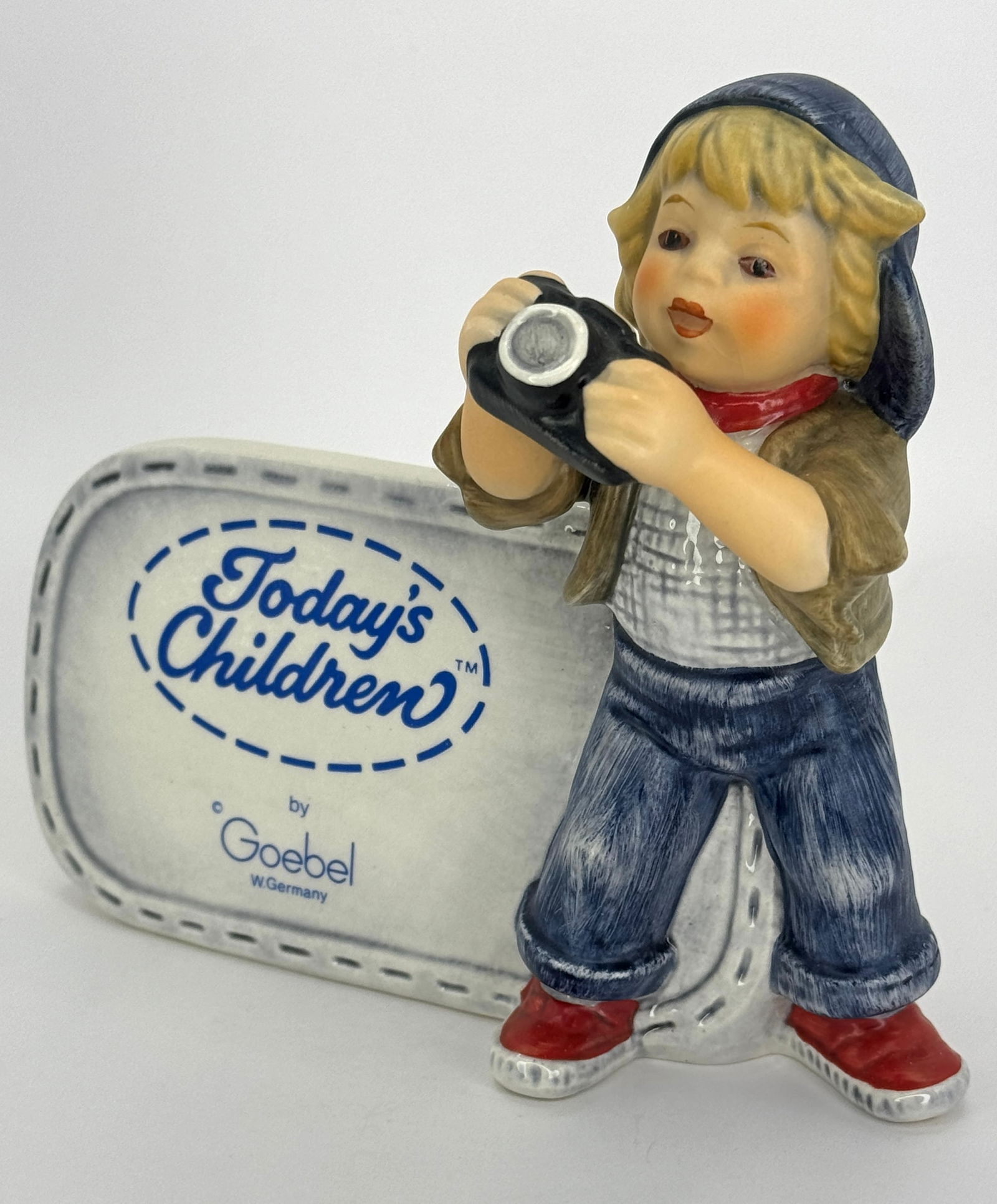 Rare Vintage 1982 MJ Hummel Goebel West Germany Porcelain Dealer Sign (1 of 5)