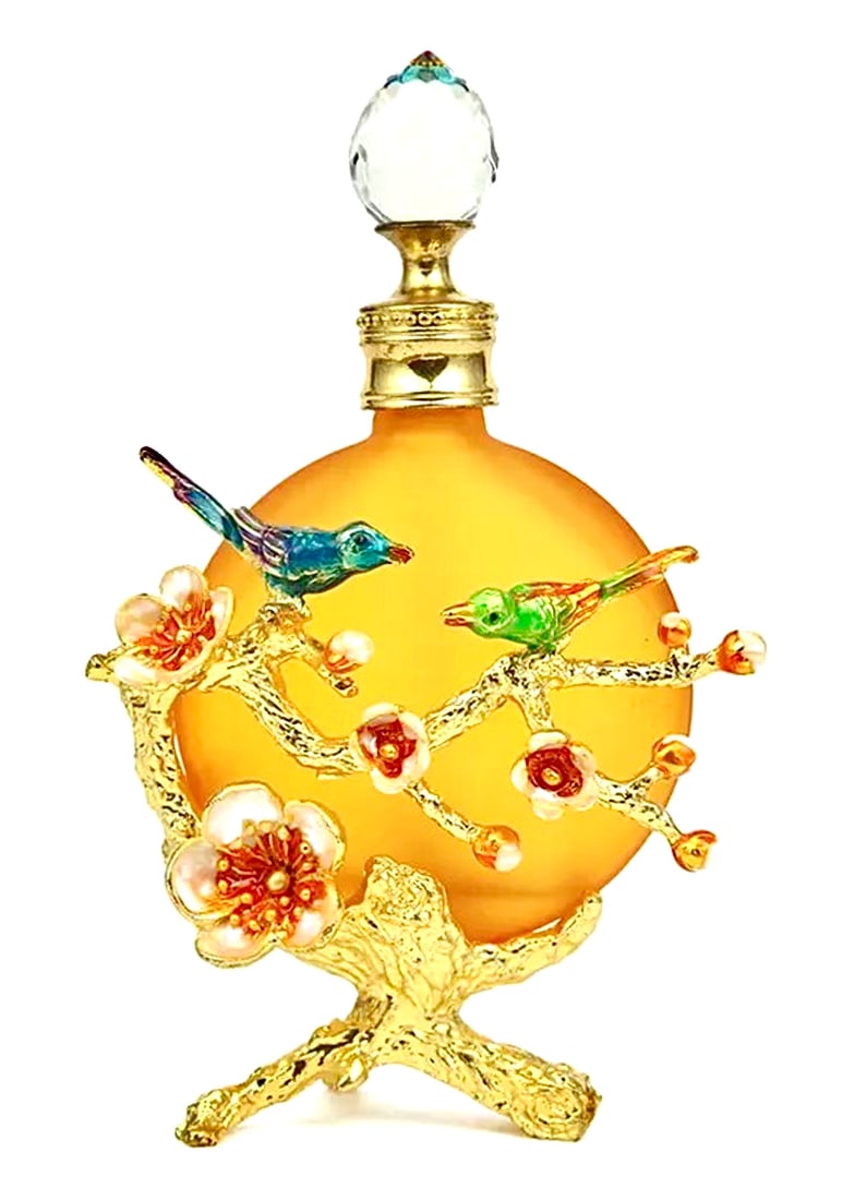 Gorgeous Jeweled and Enameled Perfume Bottle (1 of 1)