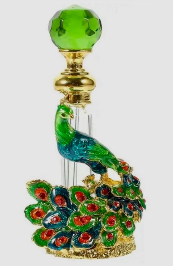 Stunning Jeweled and Enameled Perfume Bottle (1 of 1)
