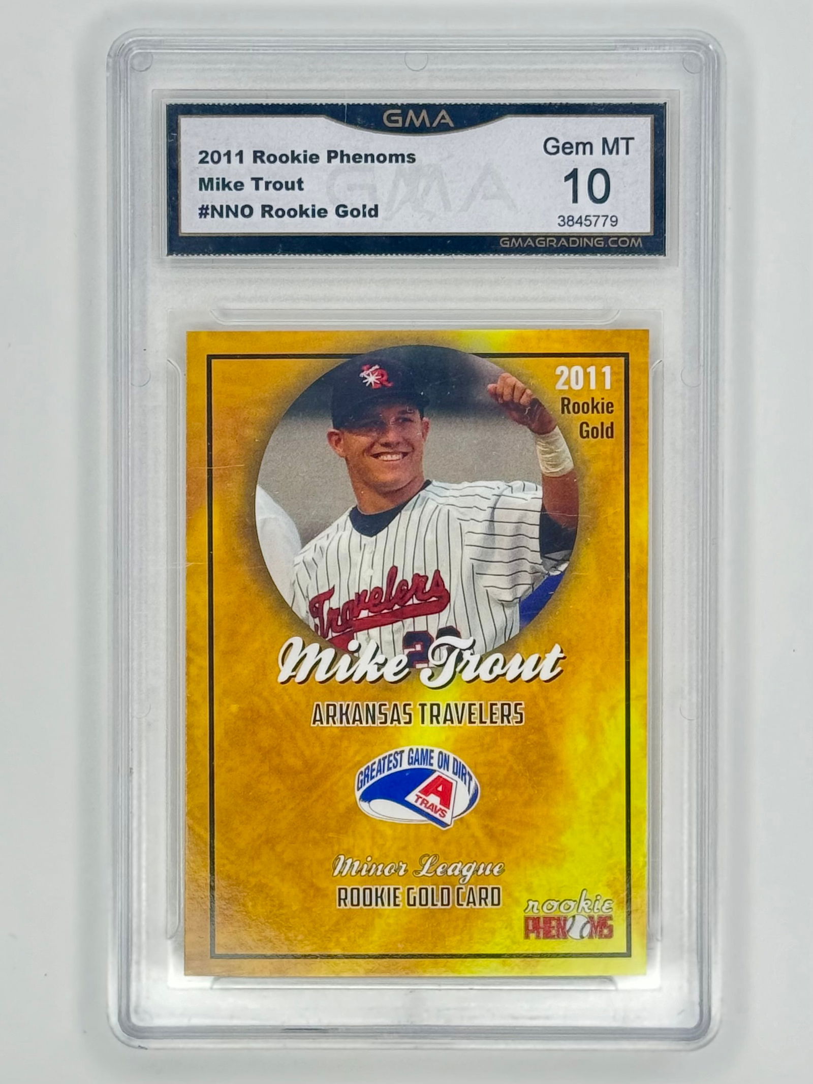 2011 Gem Mint 10 MIKE TROUT Phenoms Minor League Rookie Baseball Card (1 of 2)