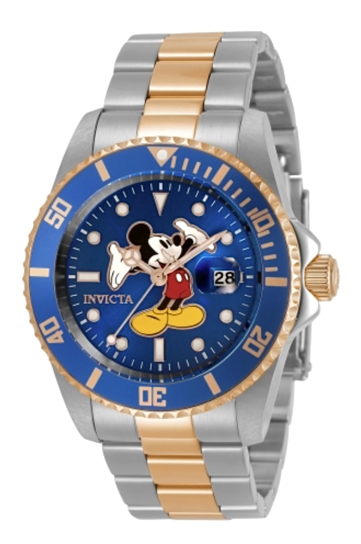 Limited Edition INVICTA Disney Mickey Mouse MENS Watch: This is a LIMITED EDITION Authentic Invicta Mickey Mouse Watch that is Still Brand New in the Original Retail Box / It was originally purchased as a Collectible, so it has never been worn / Multiple P
