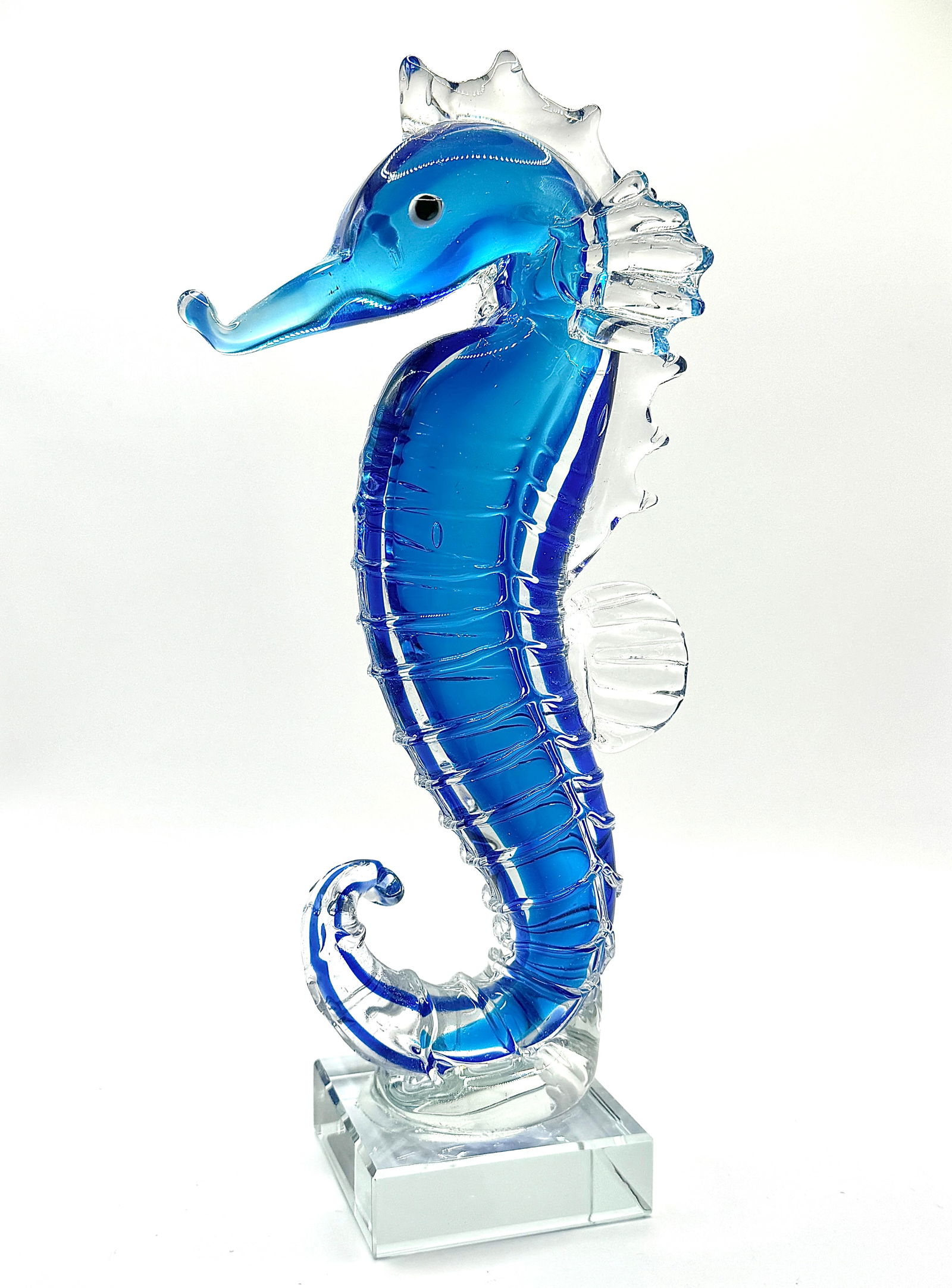 Gorgeous   MURANO Multi Colored Art Glass Seahorse (1 of 3)