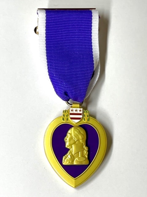 US Army Purple Heart Medal of Honor for Military Merit (1 of 2)