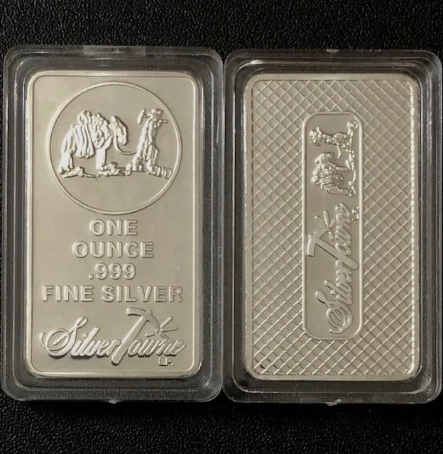 1oz SILVER TOWNE Encapsulated Clad Silver Bar (1 of 1)
