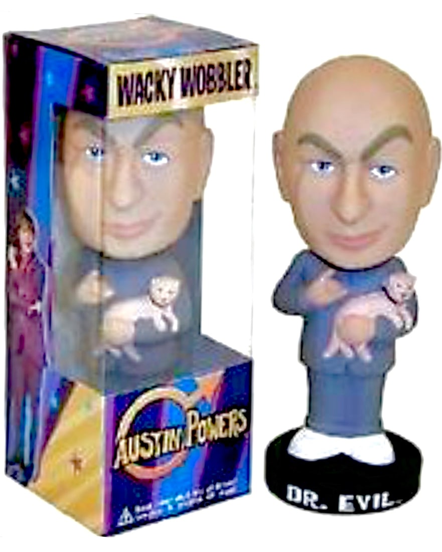 Original DR. EVIL Funko Wacky Wobbler in Box (1 of 1)