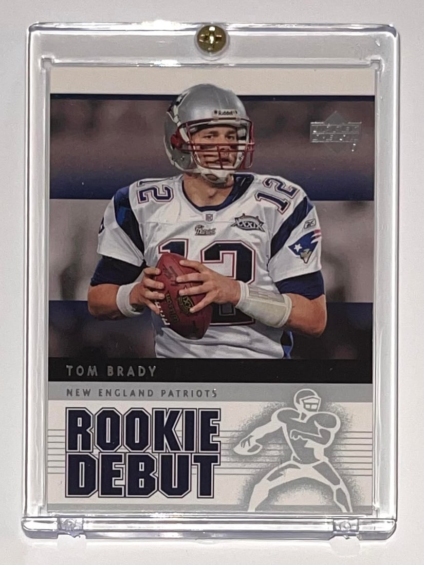 Upper Deck TOM BRADY Rookie Debut Football Card (1 of 1)