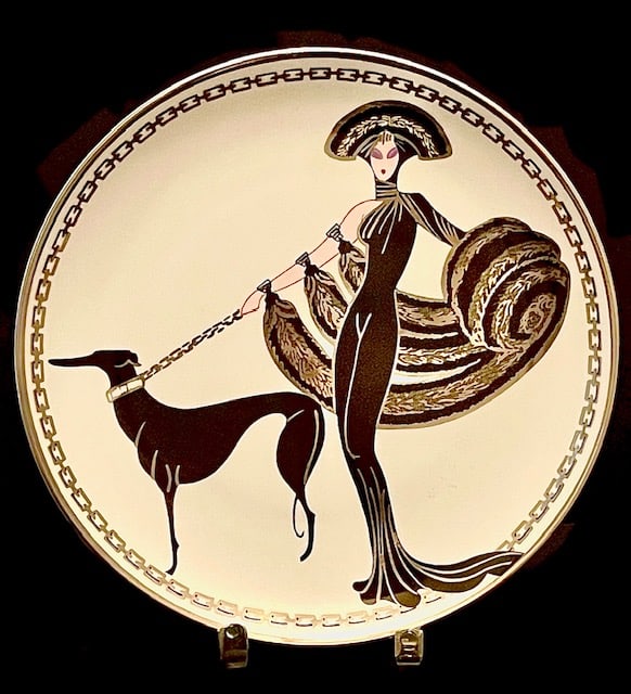 Signed ERTE Art Deco Limited Edition Fine Porcelain (1 of 3)