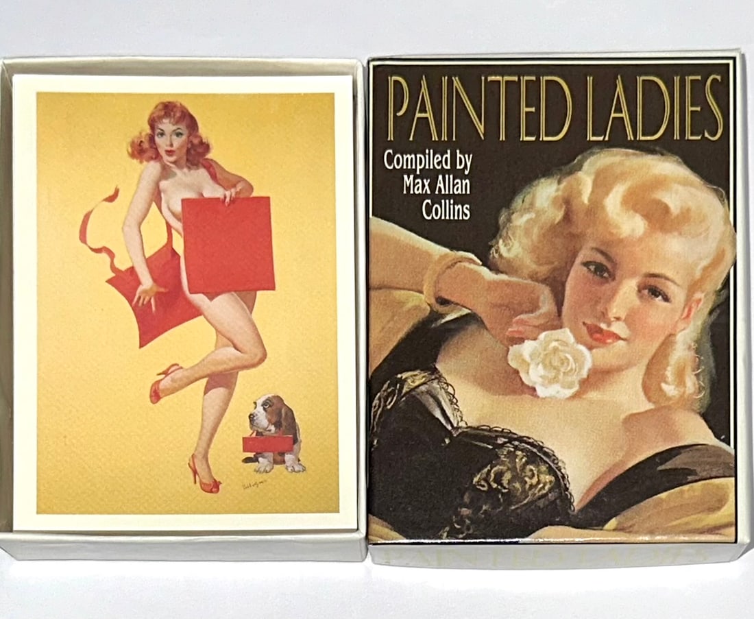 Complete Set Painted Ladies Pin up Girl Art Trading Cards from the 40’s and 50’s (1 of 2)