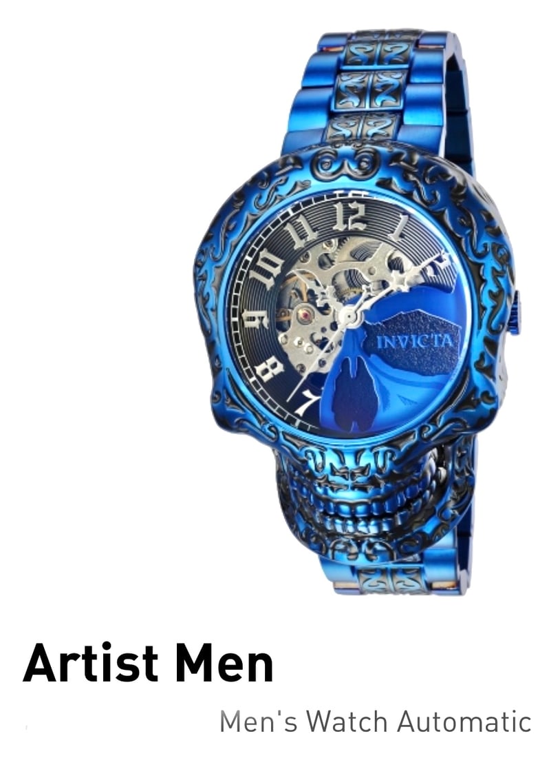 Rare Artist Series Brand-New INVICTA Automatic Mens Watch in Original Box (1 of 8)