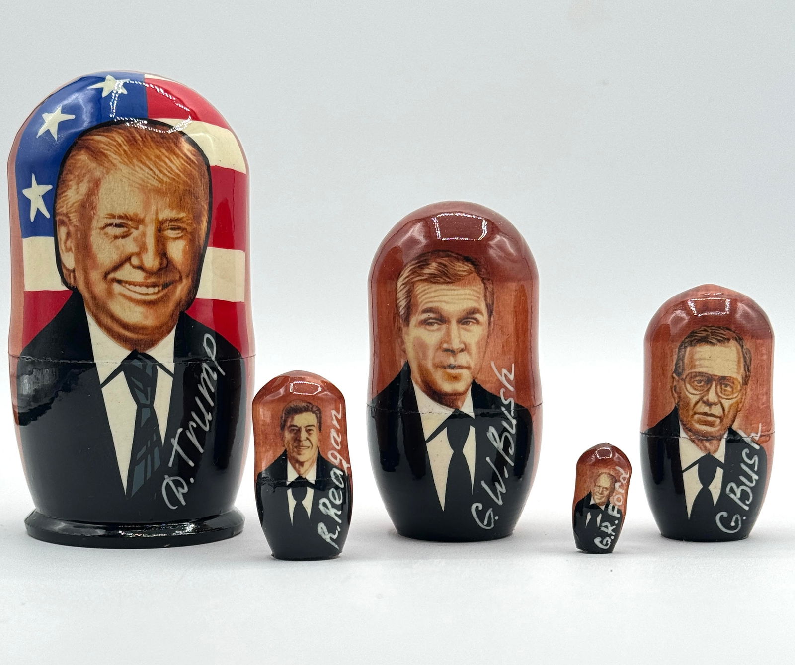 DONALD TRUMP and Republican Presidents Russian Matryoshka Nesting Dolls (1 of 1)