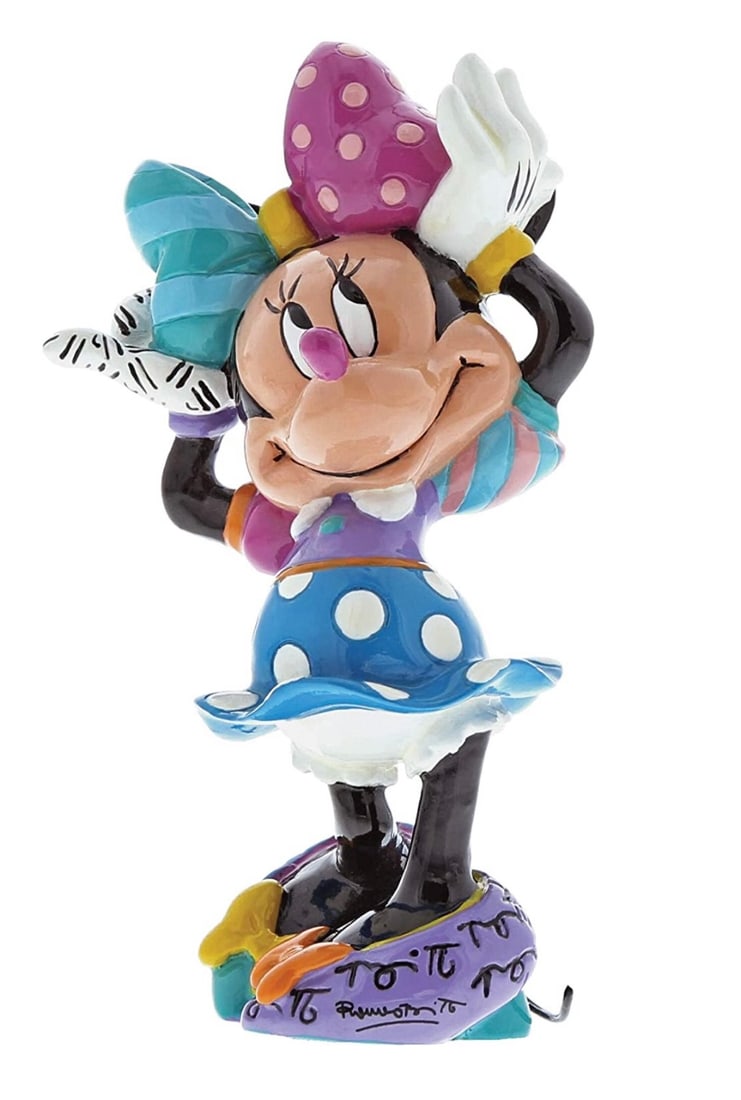 ROMERO BRITTO Minnie Mouse Disney Showcase Figurine: Disney Showcase Collection Mickey Mouse Figurine in Original Box – Has Never Been Displayed – Multiple Photos Posted