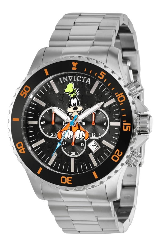 Limited Edition INVICTA Walt Disney Goofy MENS Watch: This is a LIMITED EDITION Authentic Invicta Mickey Mouse Watch that is Still Brand New in the Original Retail Box / It was originally purchased as a Collectible, so it has never been worn / Multiple P
