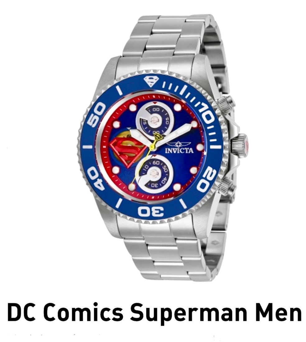Limited Edition DC Comics SUPERMAN Mens INVICTA Watch $895 (1 of 4)