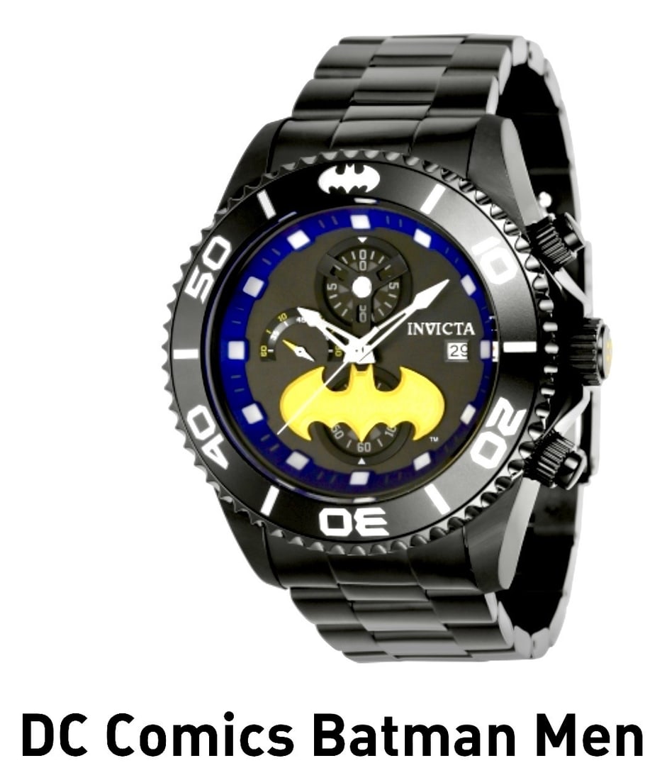 Limited Edition DC Comics BATMAN Mens INVICTA Watch $895 (1 of 4)