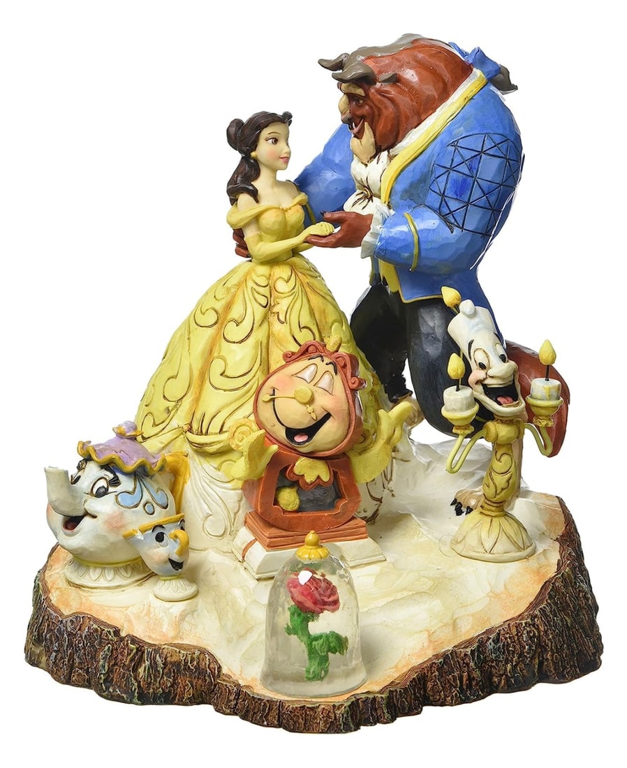 NIB Walt Disney Beauty and the Beast Sculpture by JIM SHORE (1 of 4)