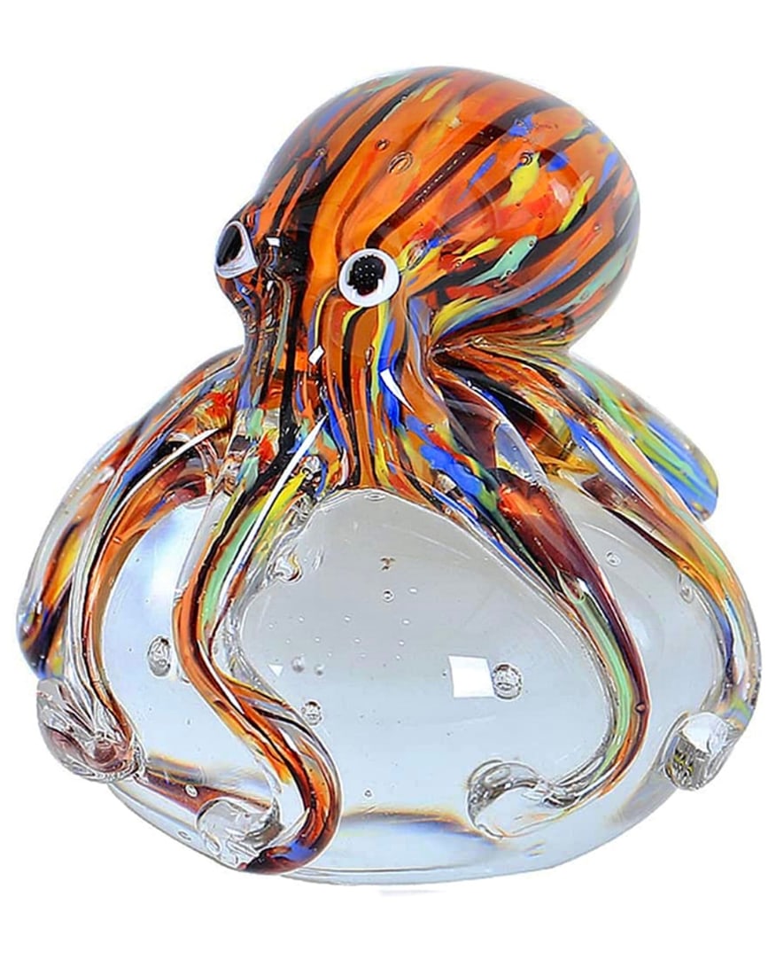 Beautiful MURANO Blown Art Glass OCTOPUS Paperweight (1 of 1)