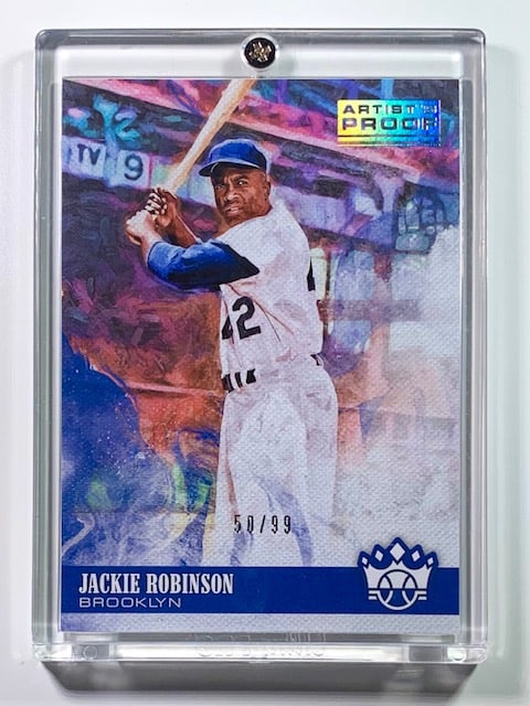RARE 1 of 99 Artist Proof JACKIE ROBINSON Baseball Card (1 of 1)