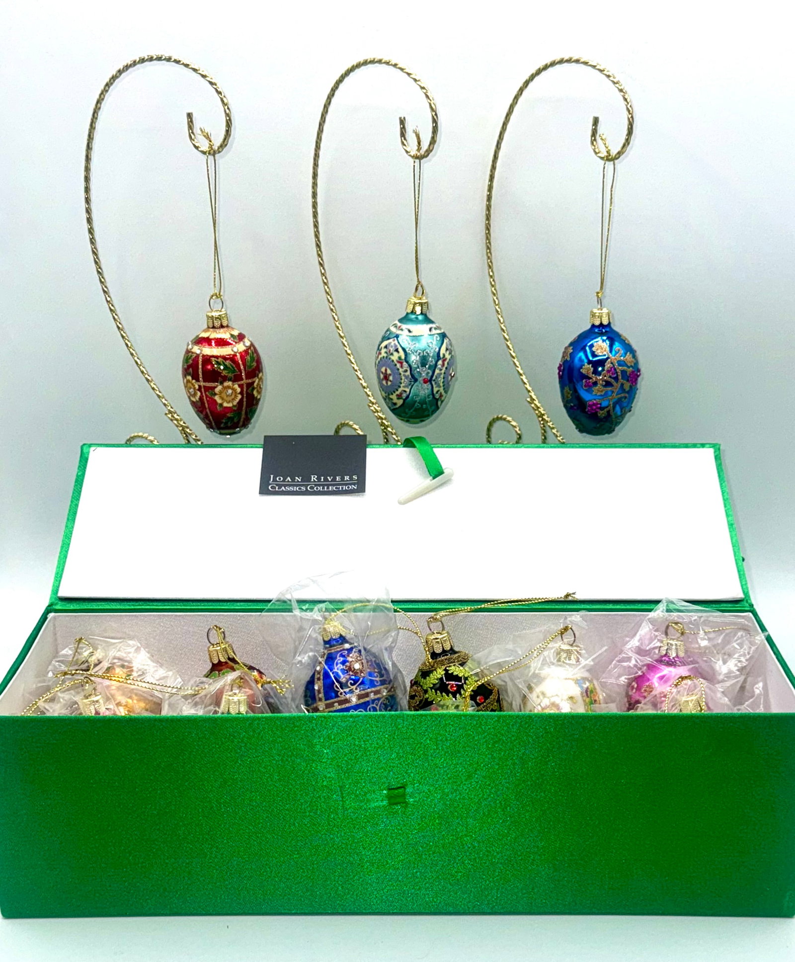 Lot of 12 JR Collection FABERGE Inspired Egg Christmas Ornaments – 1 (1 of 4)