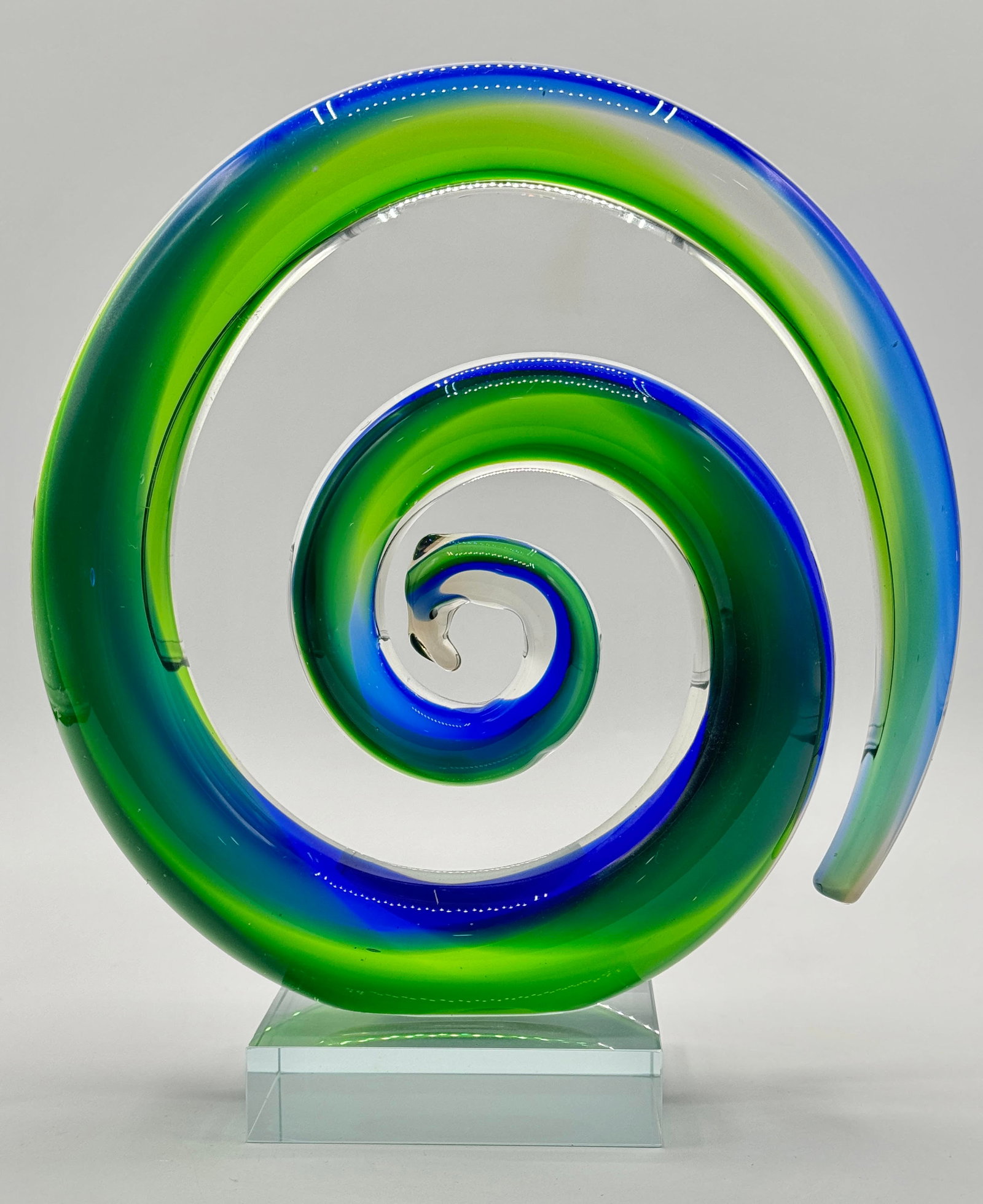 Awesome MURANO Blown Art Glass Freeform Sculpture: Beautiful Colors – Excellent Condition – Multiple Photos Posted
