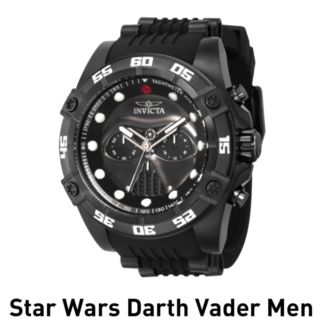 $995 INVICTA Limited Edition Star Wars DARTH VADER Watch: Limited Edition INVICTA Star Wars DARTH VADER Watch that We were told was Originally Priced at $995 and Was Bought as a Collectible and Not to Wear - It is New in the Original Limited Edition Box with