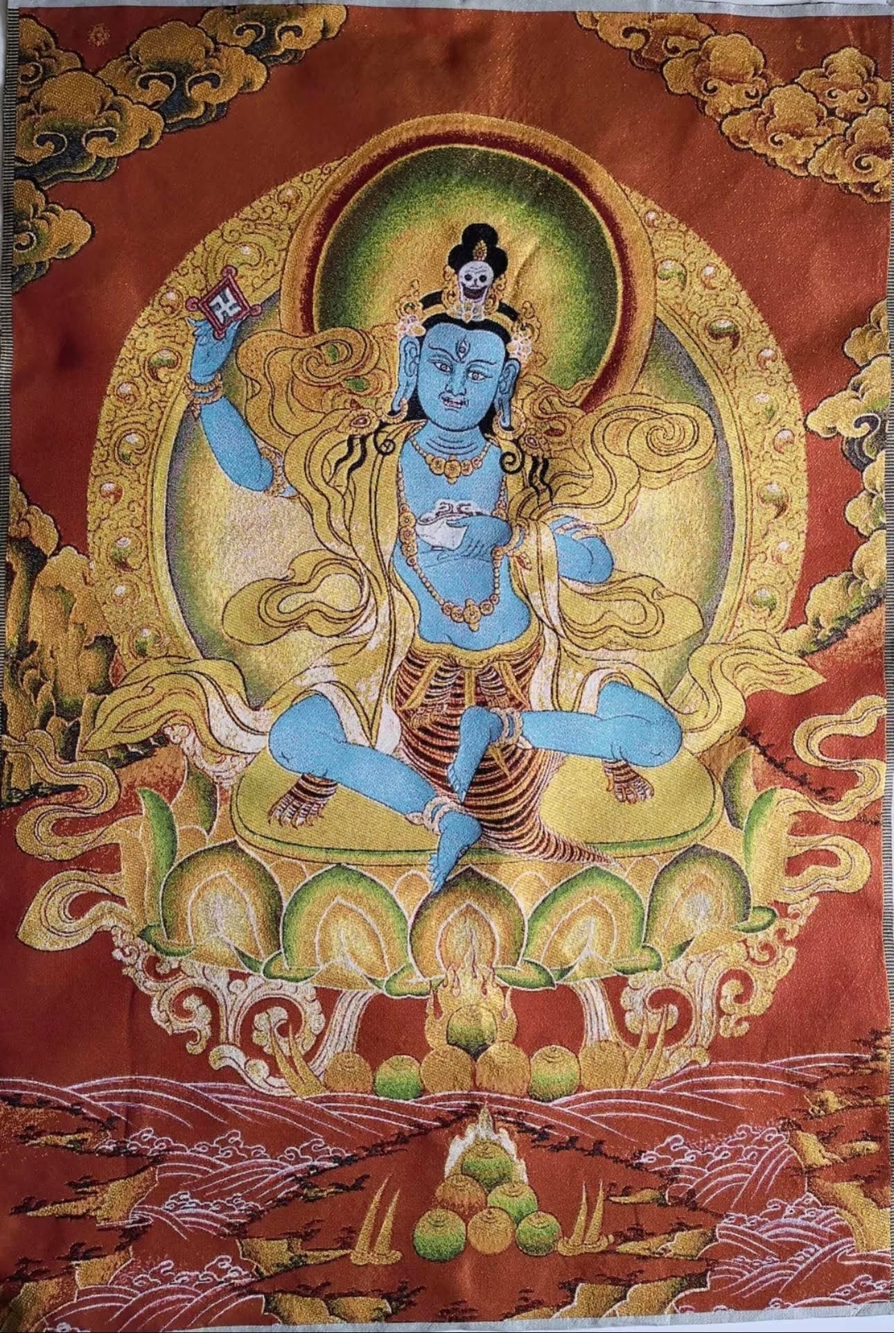 Vintage Chinese Handmade Silk Embroidered Tapestry (1 of 3)