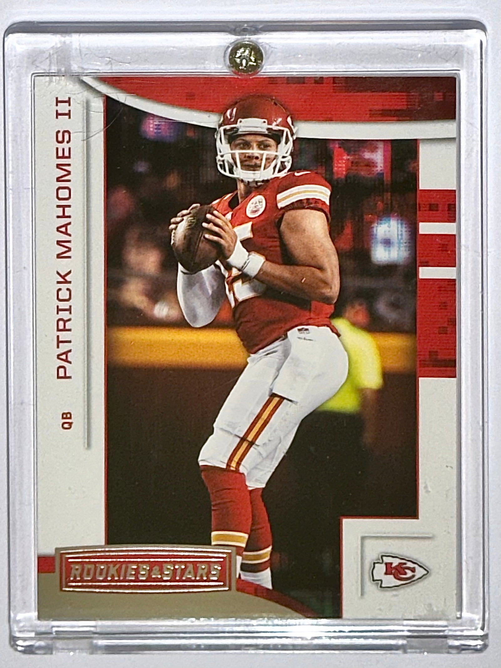 PATRICK MAHOMES Panini Rookies and Stars Football Card (1 of 2)