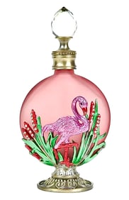Stunning Jeweled and Enameled Perfume Bottle