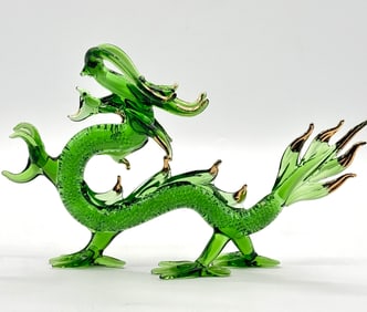 Awesome Blown Crystal Chinese Water Dragon
