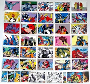 40 Rare Marvel Bronze Age Comic Book Cover Art Cards/B