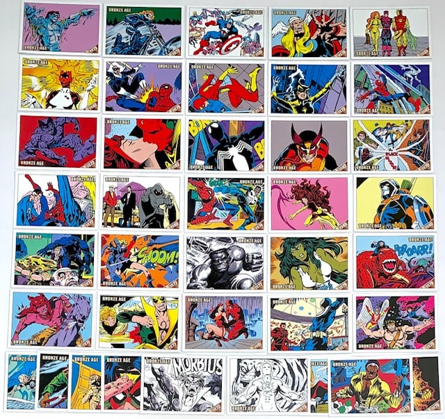 40 Rare Marvel Bronze Age Comic Book Cover Art Cards/B (1 of 1)