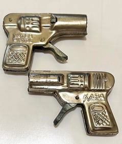 Lot of 2 Rare 1950’s Tin Toy Water Pistols