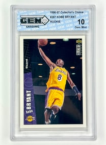 1996-1997 Upper Deck  Gem Mint 10 KOBE BRYANT Rookie Basketball Card