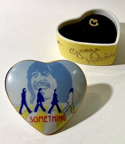 The BEATLES Porcelain Working Trinket Music Box