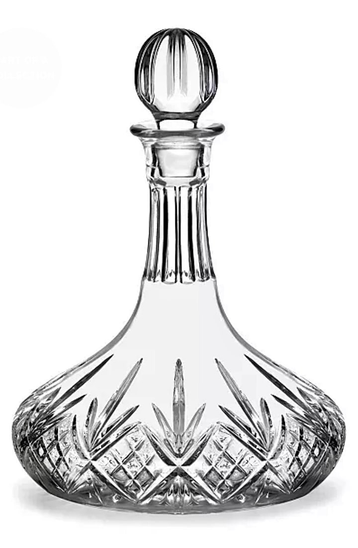 GODINGER Crystal Ships Decanter New in Original Box: This Decanter has never been out of its Original Box – This is a Stock Photograph from GODINGER