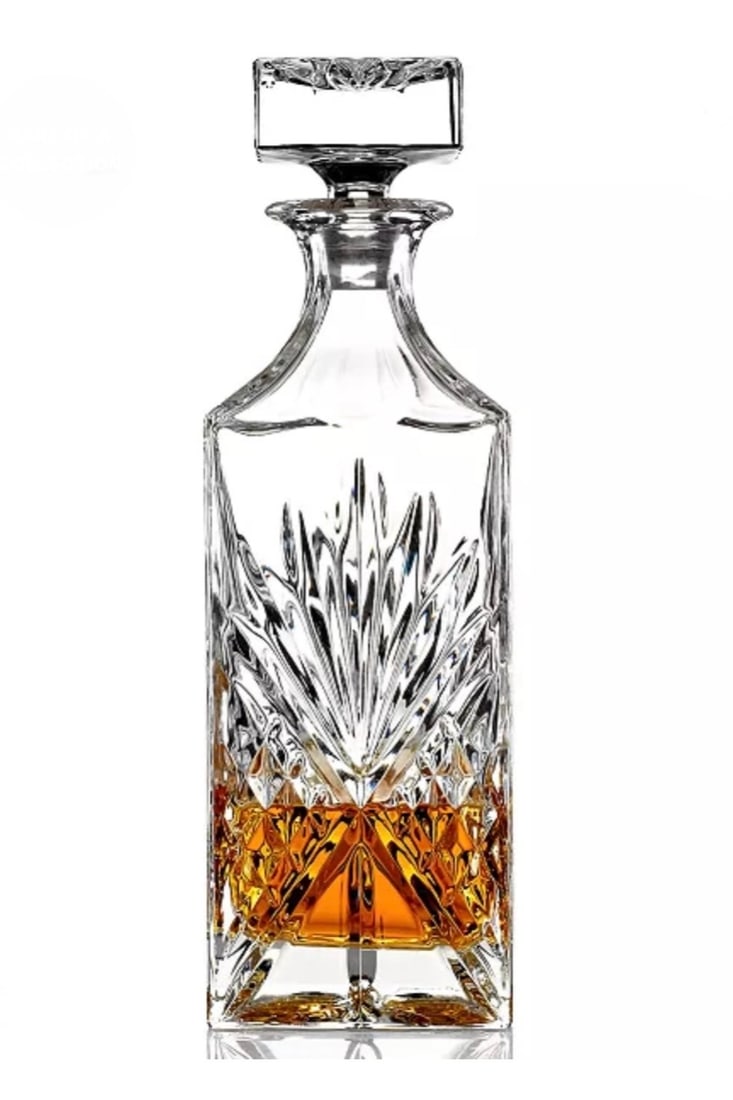 GODINGER Crystal Liquor Decanter New in Original Box: This Decanter has never been out of its Original Box – This is a Stock Photograph from GODINGER