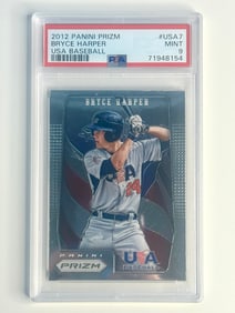 Graded PSA Mint BRYCE HARPER Panini Team USA Rookie Baseball Card