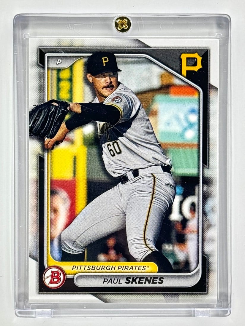 Topps PAUL SKENES Mint Rookie Baseball Card: Encased – Multiple Photos Posted