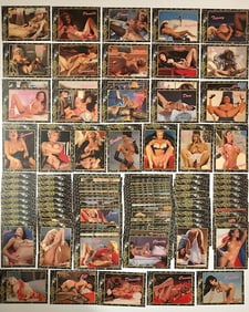 Rare 100 Original Mint Mature Adult Magazine Risque Trading Cards