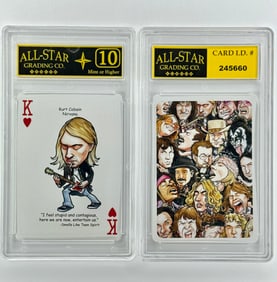 Gem 10 Kurt Cobain Nirvana Hero Decks Tribute Card