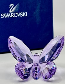 Gorgeous Signed SWAROVSKI Crystal Butterfly with Original Box