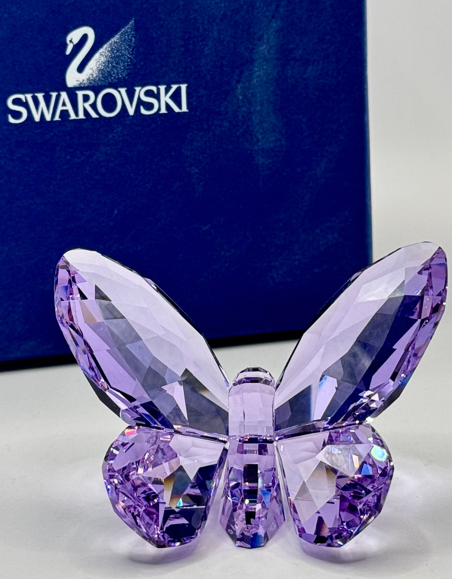 Gorgeous Signed SWAROVSKI Crystal Butterfly with Original Box (1 of 1)