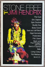 The JIMI HENDRIX Experience Concert Poster