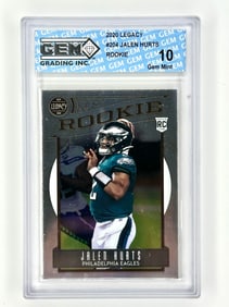 Gem Mint 10 JALEN HURTS Rookie Football Card