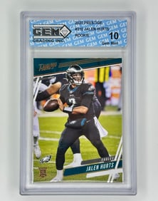 Gem Mint 10 JALEN HURTS Rookie Football Card