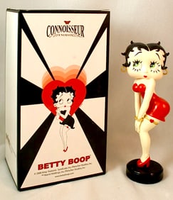 Rare Betty Boop Goes Red Figurine by Connoisseur with Box