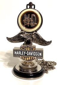 Genuine HARLEY-DAVIDSON Pocket Watch Stand & Chain