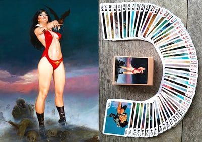 VAMPIRELLA Risque Pinup Art Playing Cards Deck