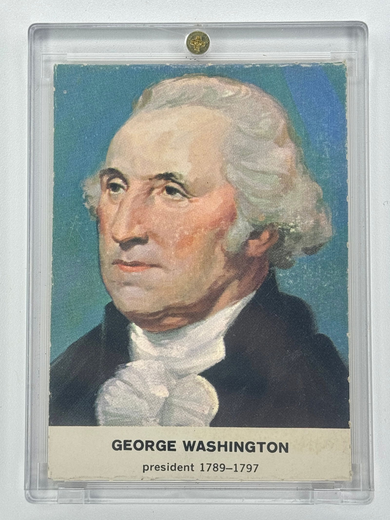 Original GEORGE WASHINGTON Rare Presidential Trading Card (1 of 2)