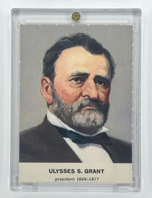Original ULYSESS S. GRANT Rare Presidential Trading Card